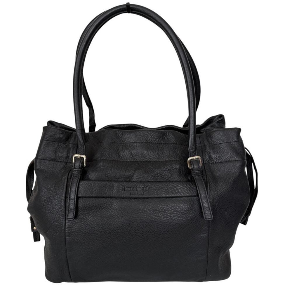 Kate Spade New York Westbury Bess Pebbled Black Leather Large Shoulder Bag
